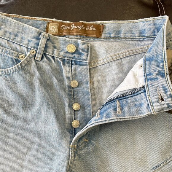 (13) 5ive Jungle & Co Women's Jean Shorts - Picture 3 of 8